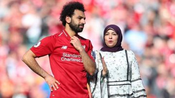 زوجة محمد صلاح تتفاعل مع إهداره ضربة جزاء